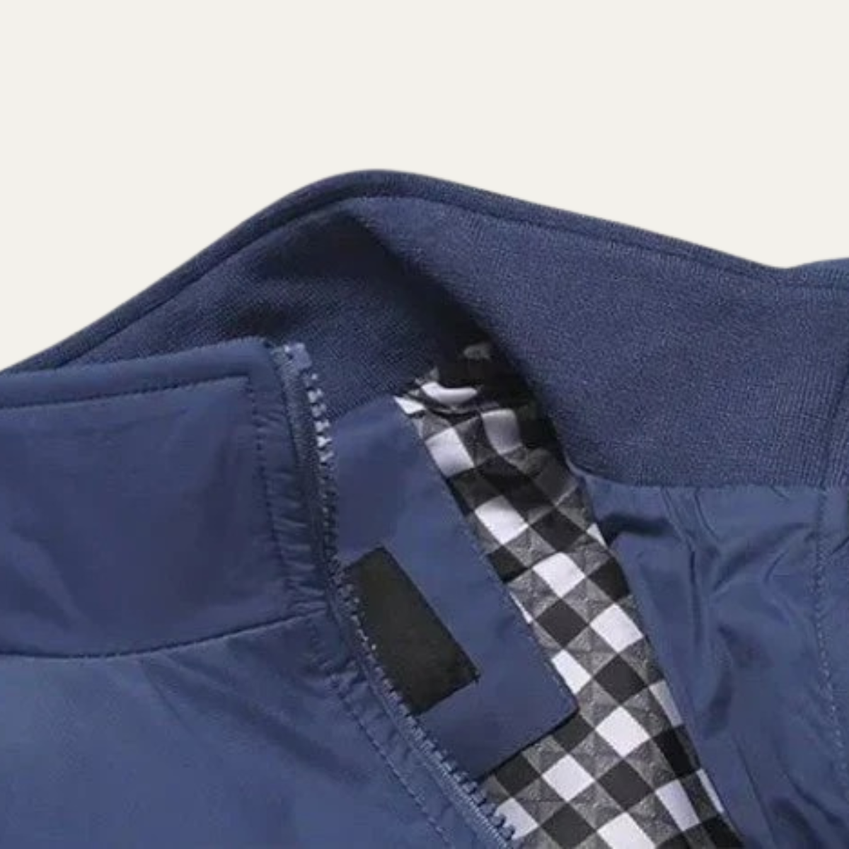 The Chesterfield - Herr Casual Lätta Bomberjacka med Dragkedja