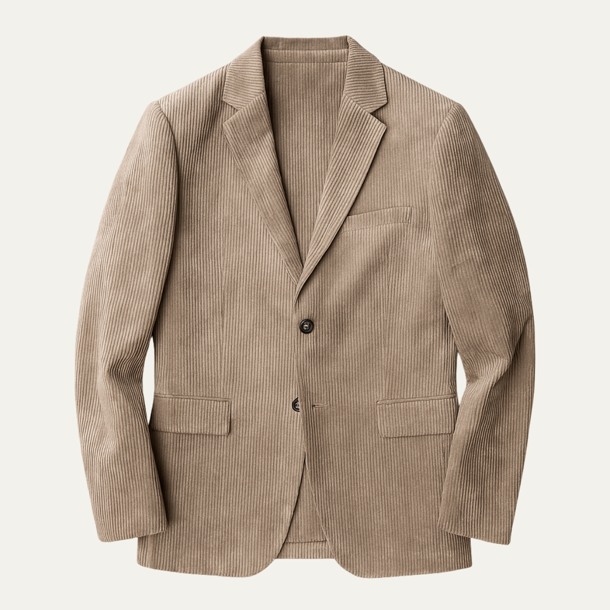 The Aldridge - Herr Cordflöjts Blazer – Vinter Casual Bomullskostym