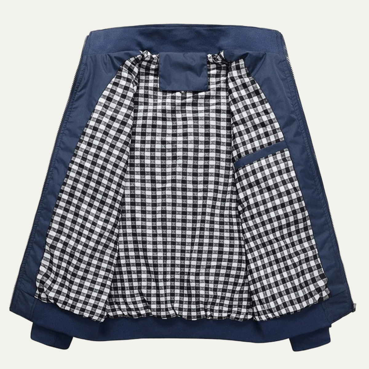 The Chesterfield - Herr Casual Lätta Bomberjacka med Dragkedja