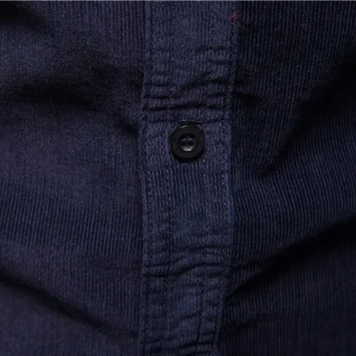 The Cascia - Herr Avslappnade Knapp-up Corduroy Skjorta