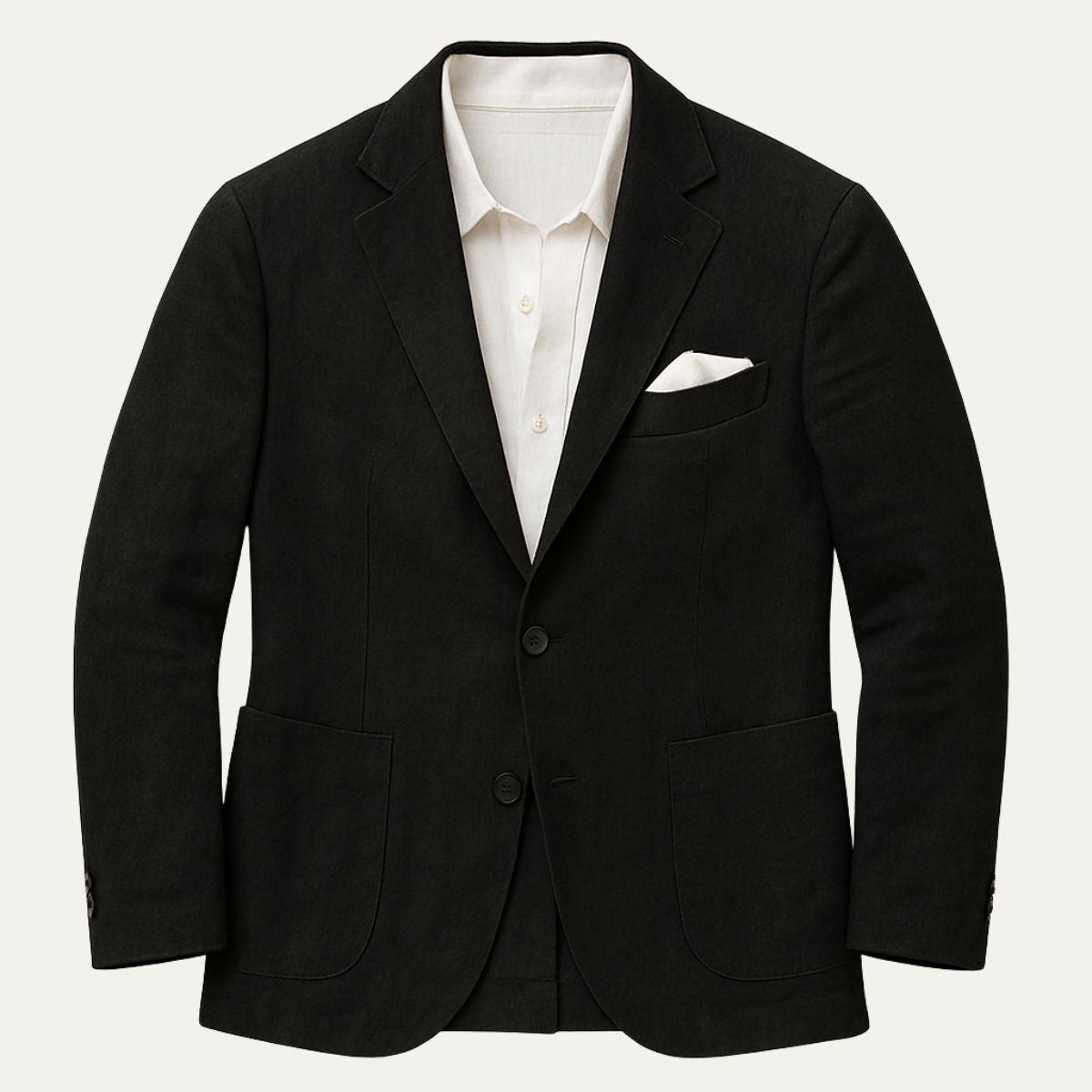 Elegant Miami Linne sommarblazer för män – Perfekt för bröllop och formella tillställningar