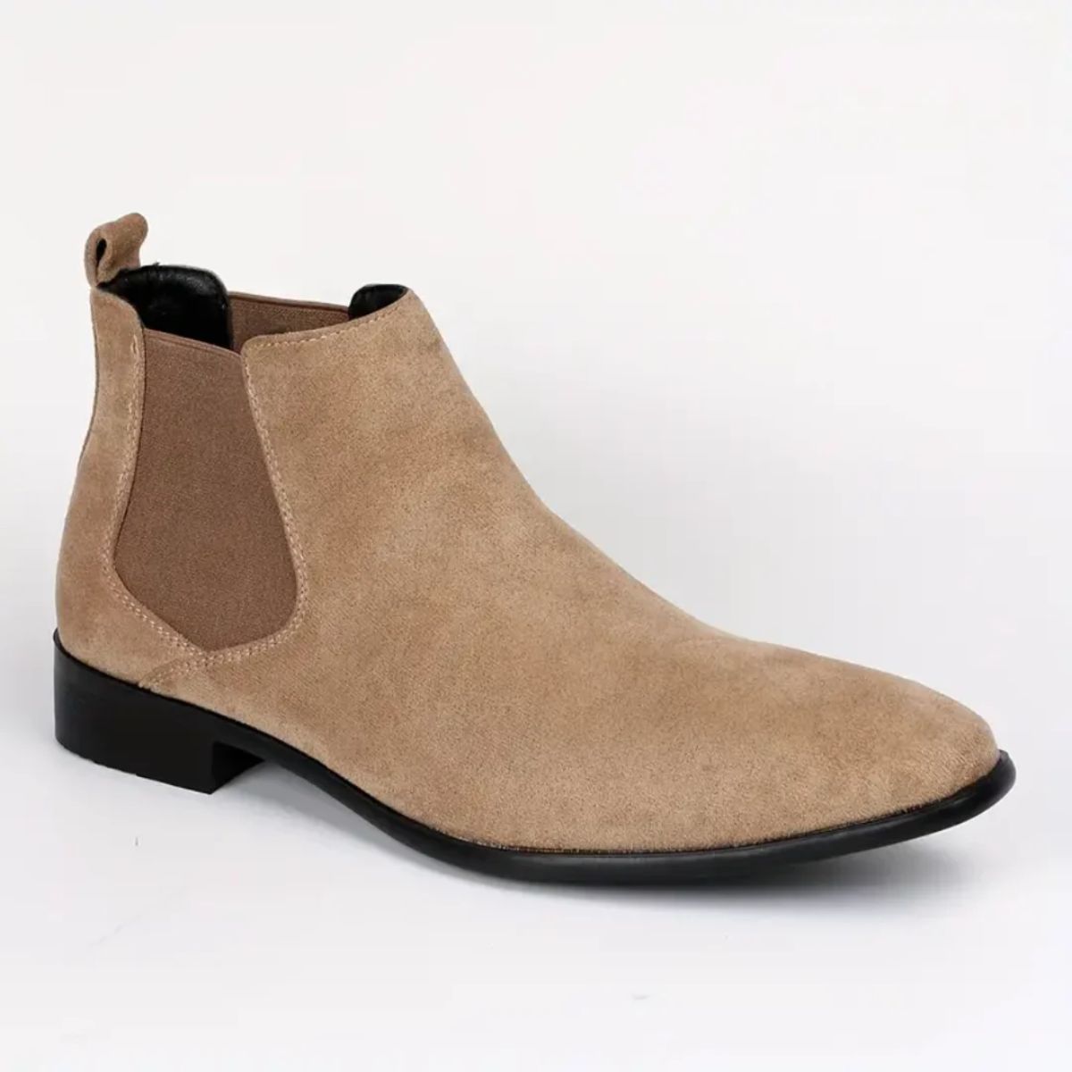 Chelsea-kängor i mocka – klassiska slip-on-ankelkängor