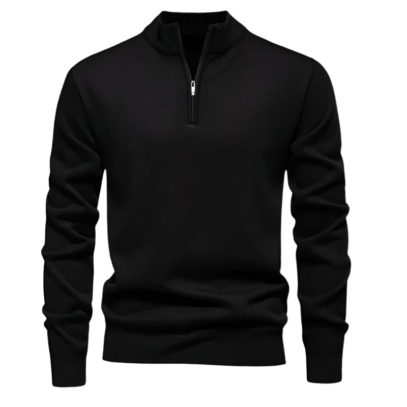 Warwick herrpullover med polokrage – Bekvämlighet och elegans garanterad