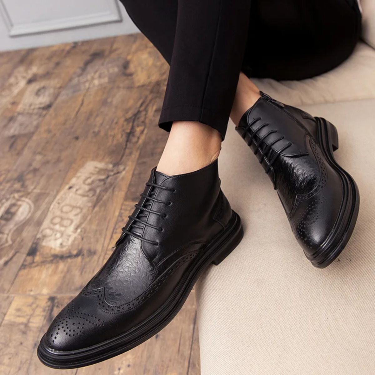 The Whitmore - Herr Eleganta vinterstövlar i lyxig stil