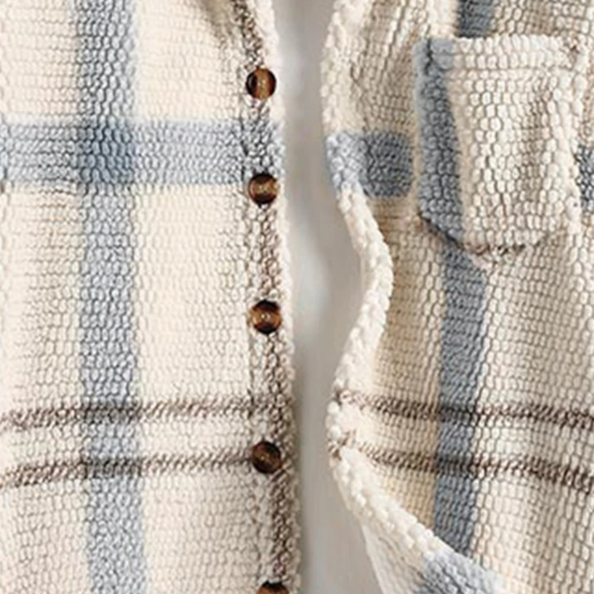 The Millstone - Herr Rutig Fleece Kappor med Huva