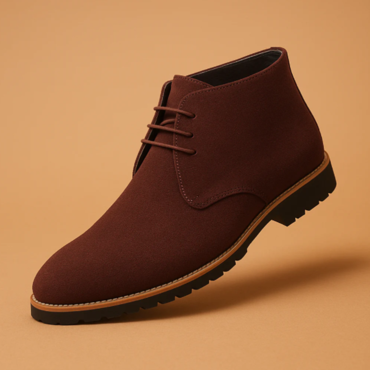 The Remington - Casual chukka-kängor i mocka för herr med gummisula