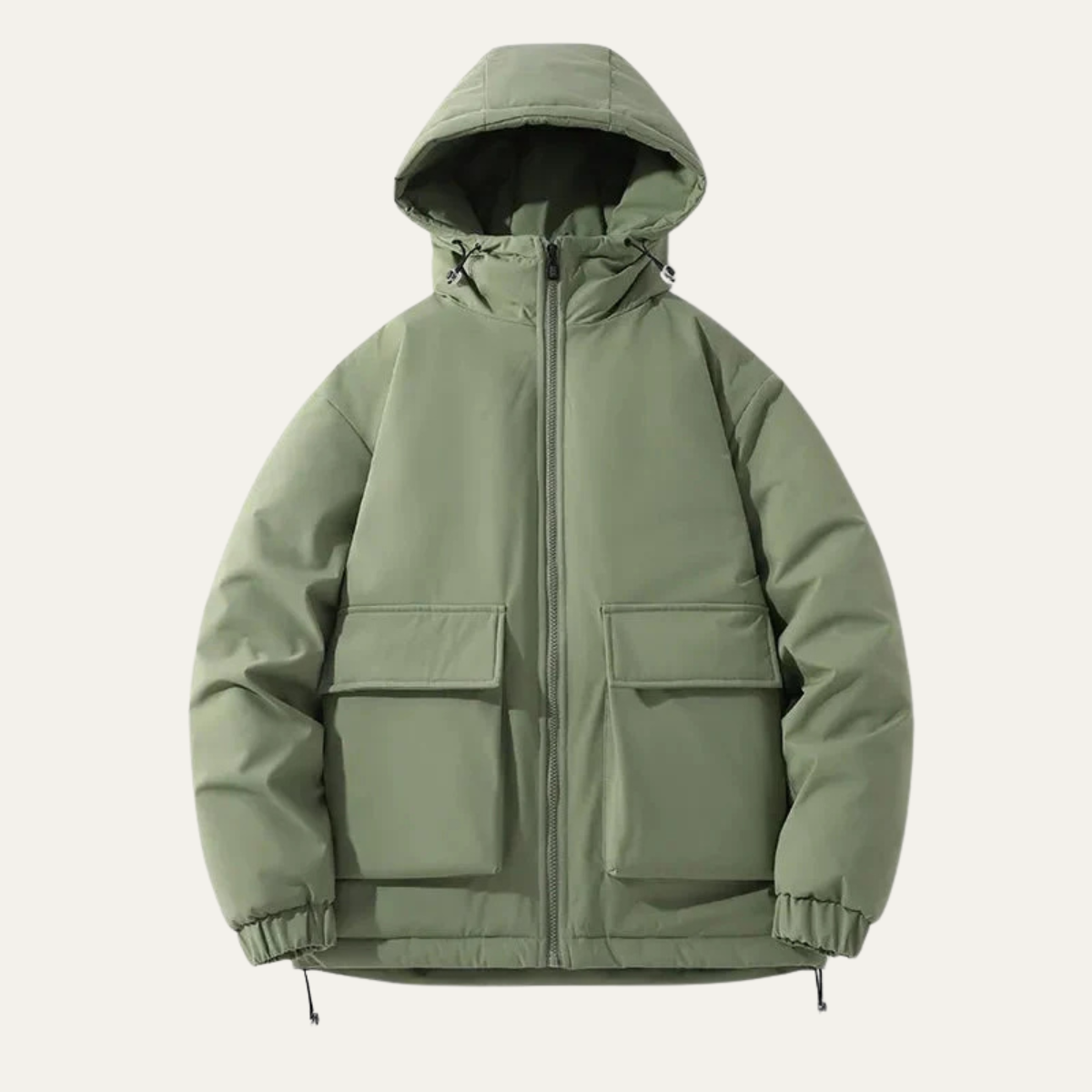 The Brentmoor - Herr Varm Vintrig Fodrad Pufferjacka med Huva