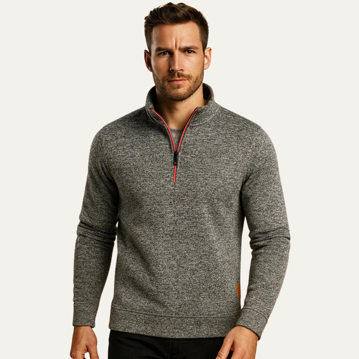 Pullover med båtringning Belgrave Quarter Zip för en avslappnad och trendig stil