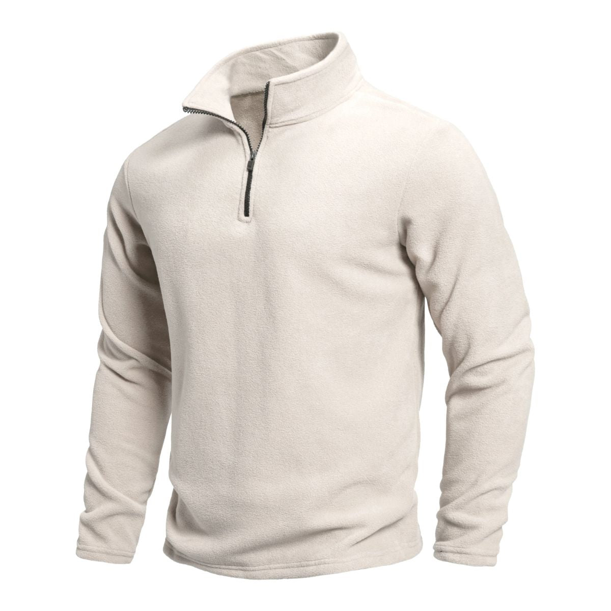 Herrpull-over i merino från Copenhagen med halvzip krage