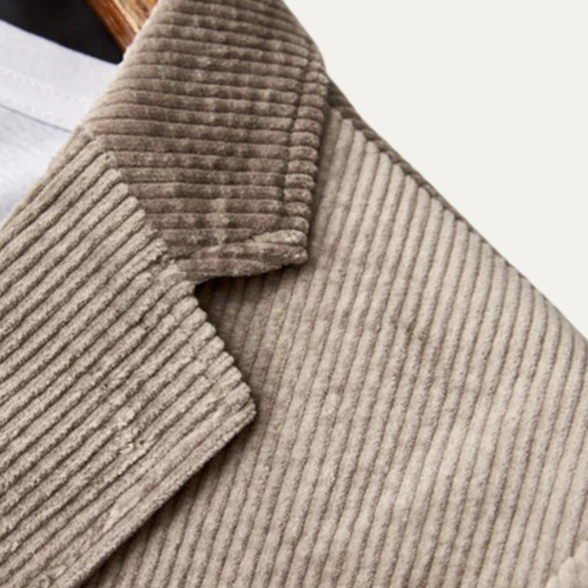 The Aldridge - Herr Cordflöjts Blazer – Vinter Casual Bomullskostym