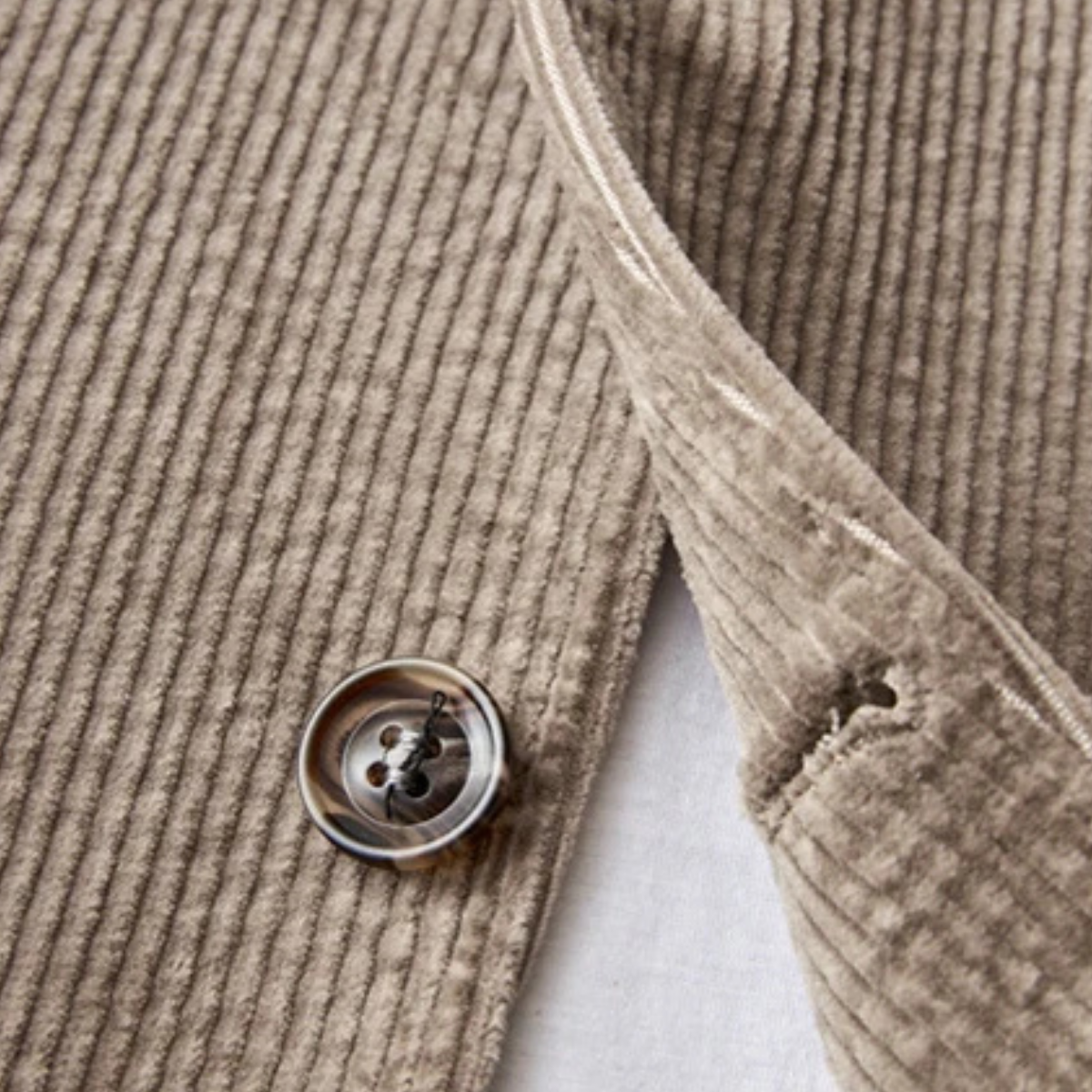 The Aldridge - Herr Cordflöjts Blazer – Vinter Casual Bomullskostym