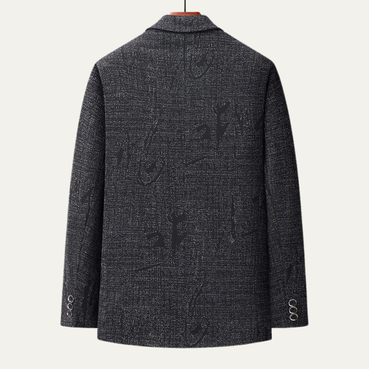 The Sassicaia - Herr Slim Fit Smart Casual Rutig Blazer Kostym