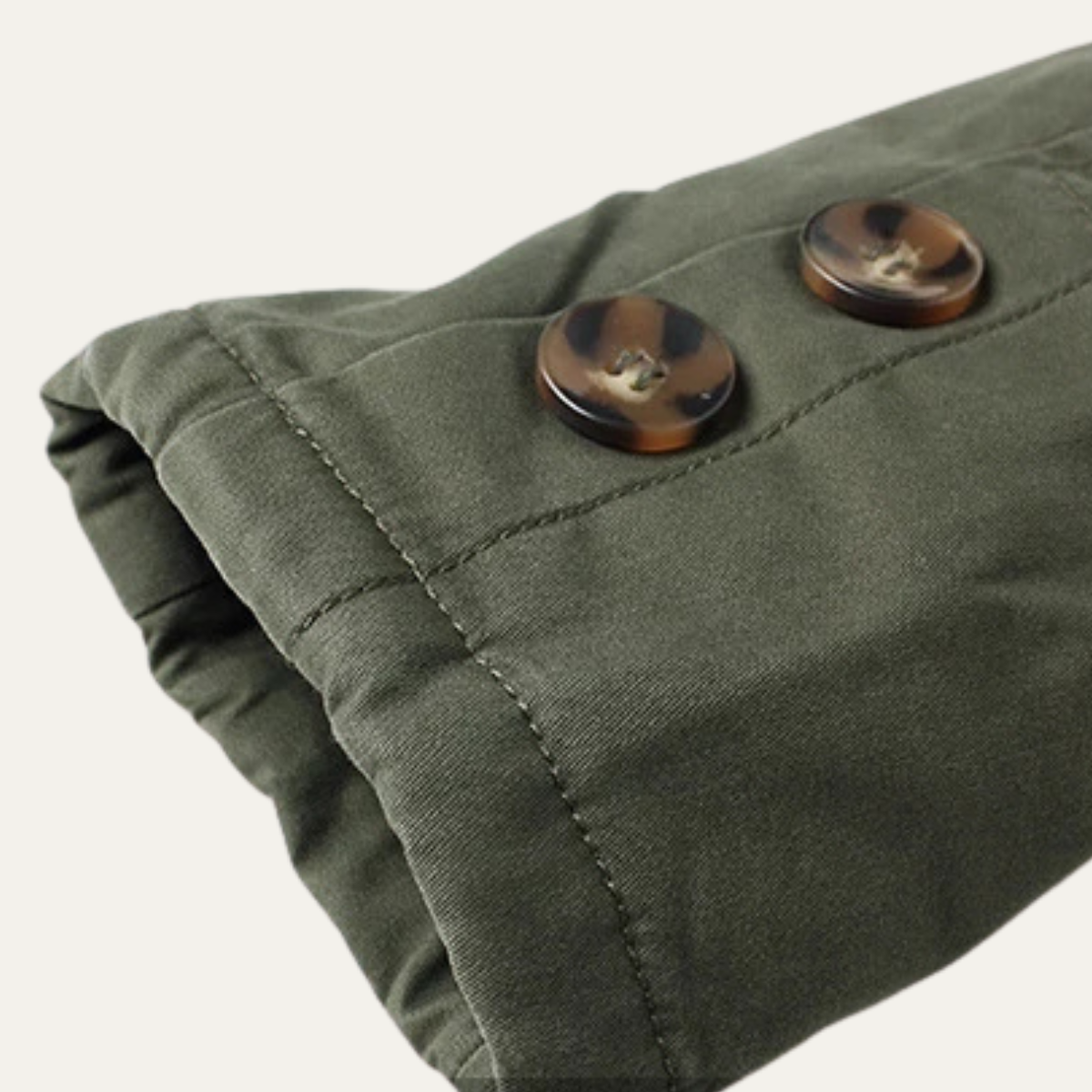 The Bayside - Herrfleecejacka med Varm Rutig Foder