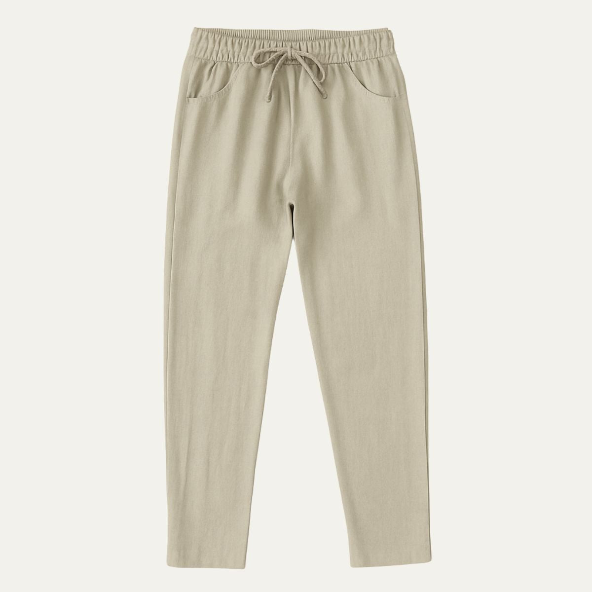 Palermo Linne-Joggers – Sommarlätta Byxor för Män