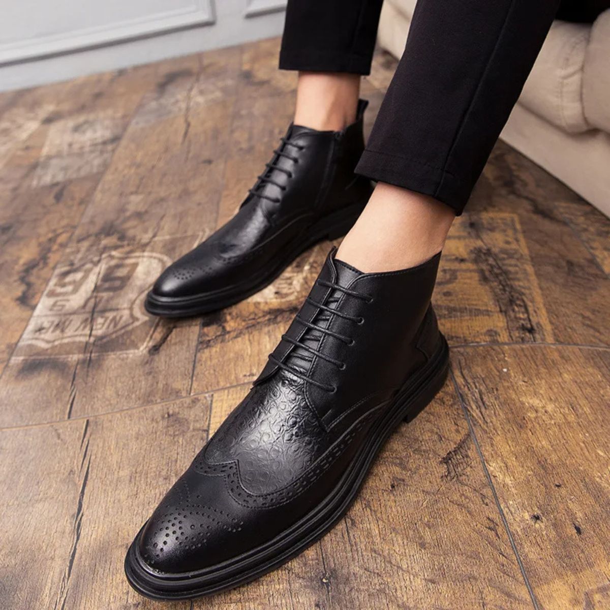 The Whitmore - Herr Eleganta vinterstövlar i lyxig stil