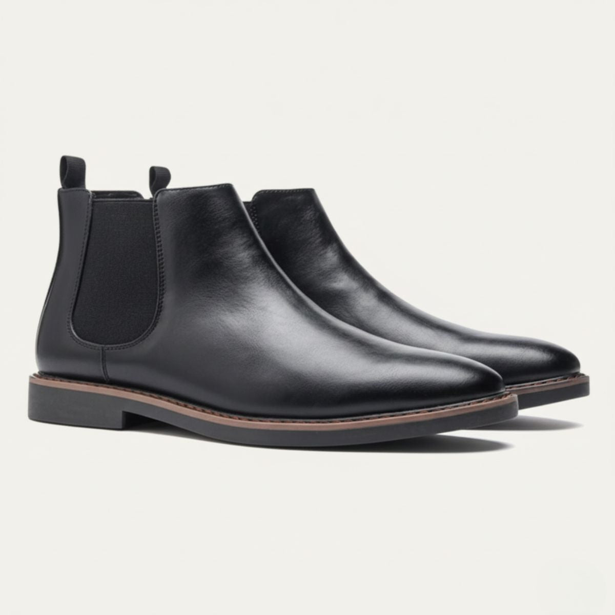 The Highlands - Herrars Hållbara Läder Chelsea Boots