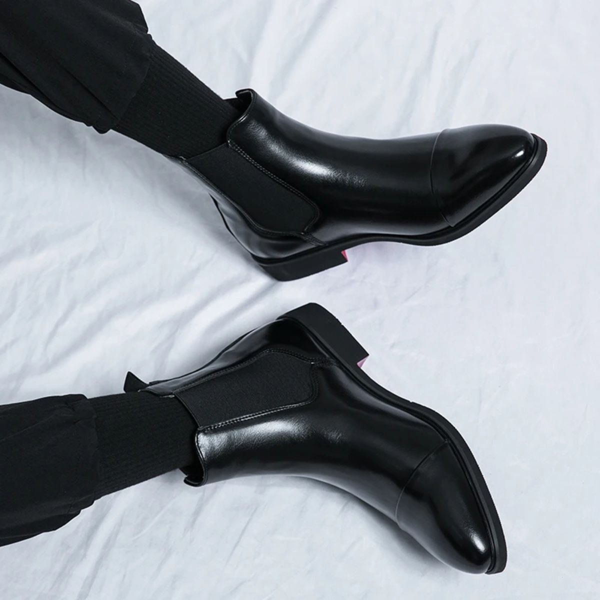The Savile Row - Herr Läder Chelsea Boots