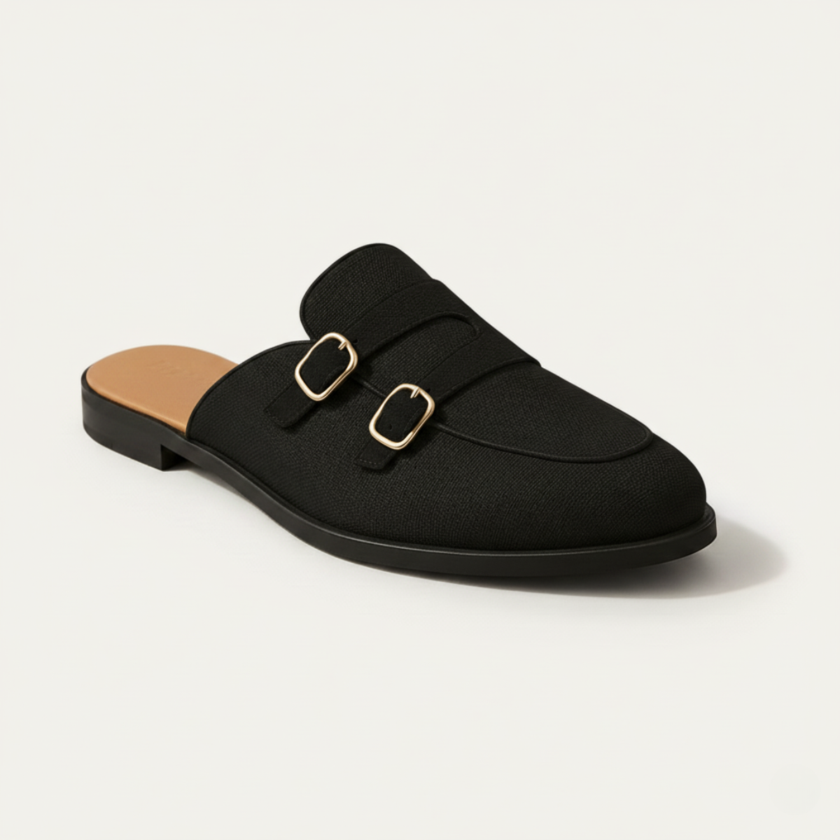 The Westbury - Eleganta slip-on-loafers för herr med spänne och remmar i mocka