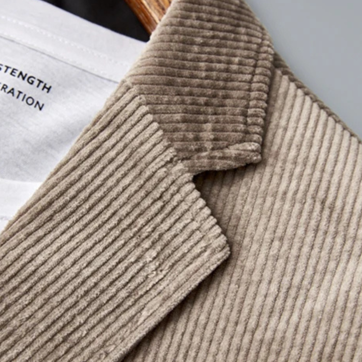 The Ellwood - Herr Casual Slim Fit Corduroy Blazer Kostymjacka