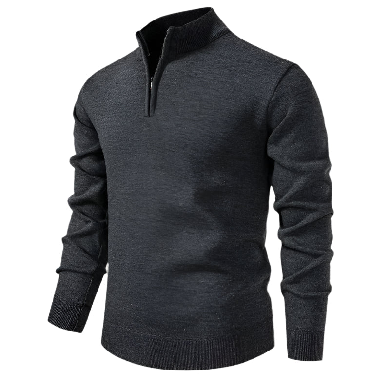 Warwick herrpullover med polokrage – Bekvämlighet och elegans garanterad