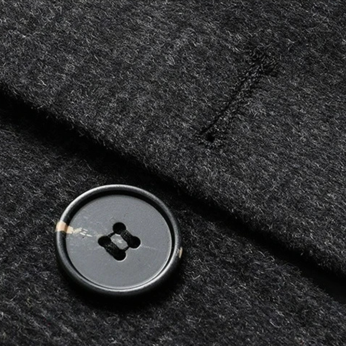 The Southgate - Herr Ull Dun Mellanlång Rutig Ull Trench Coat