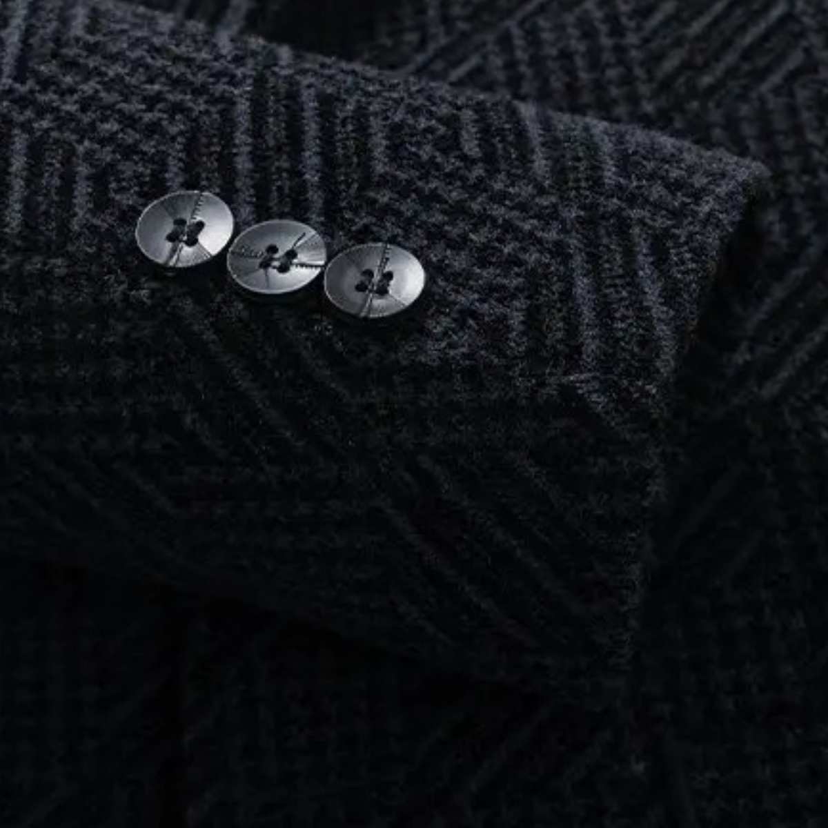 The Ellsworths - herrfleecefodrade texturerade vinterblazer