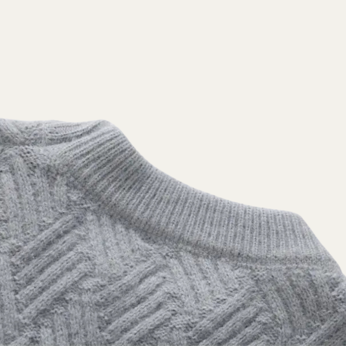 The La Maddalena - Herr Varm Vintersweater med Rund Hals