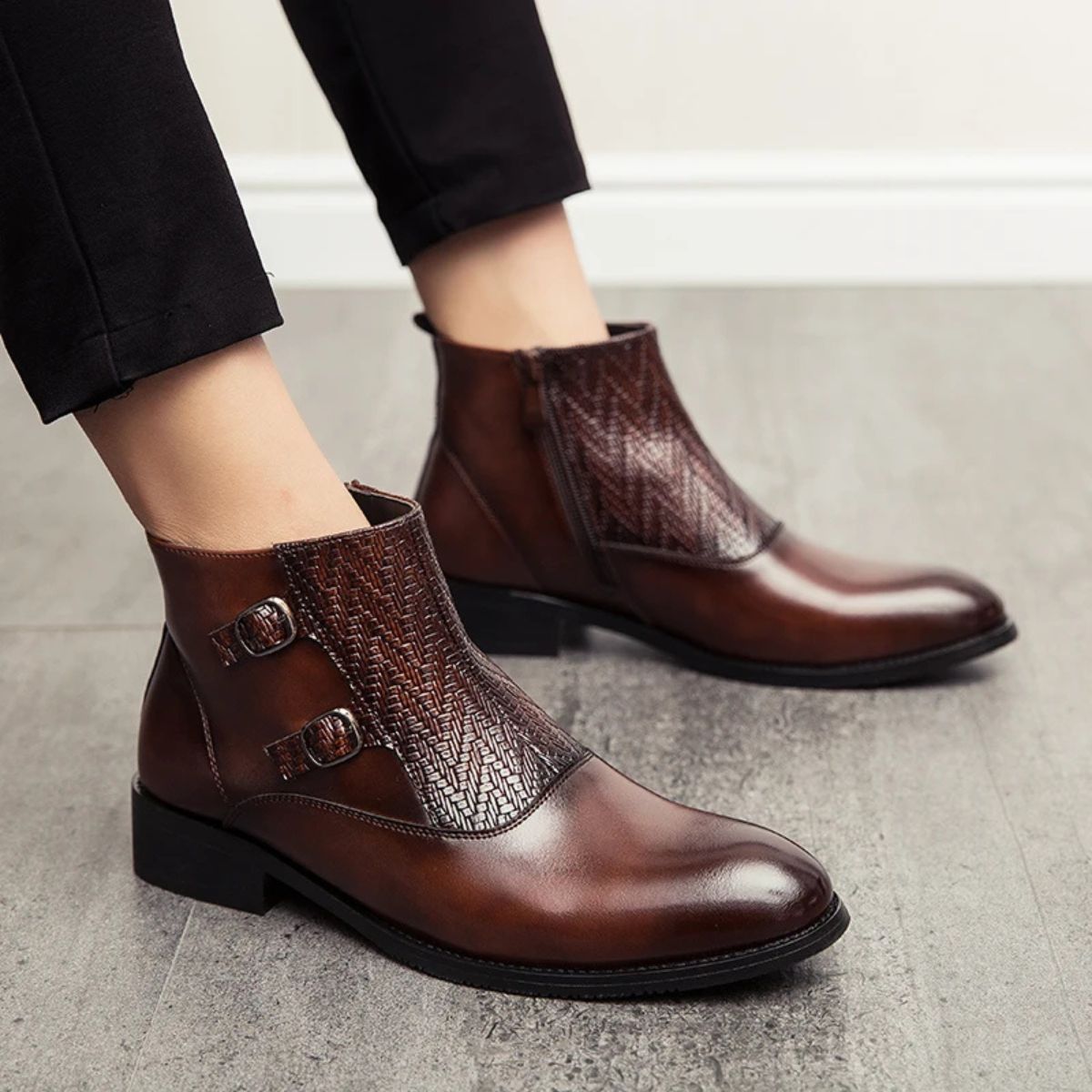 The Wexford - Eleganta vinterkängor för män i Oxford-stil