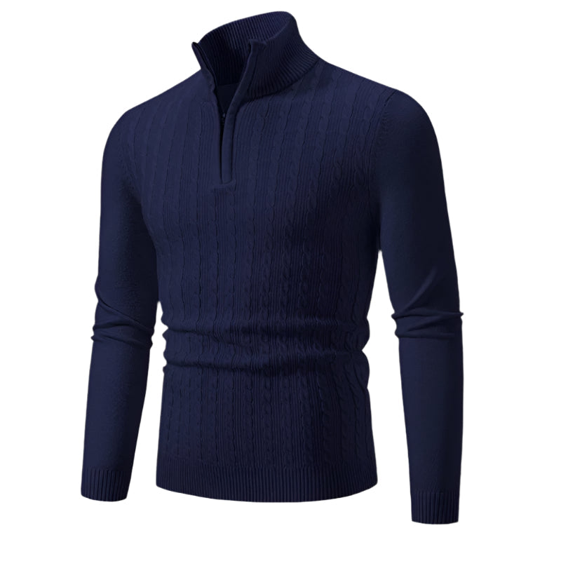 Demi-zip Pull Gstaad för en elegant look och exceptionell komfort