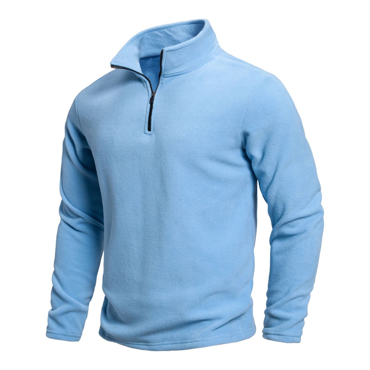 Herrpull-over i merino från Copenhagen med halvzip krage