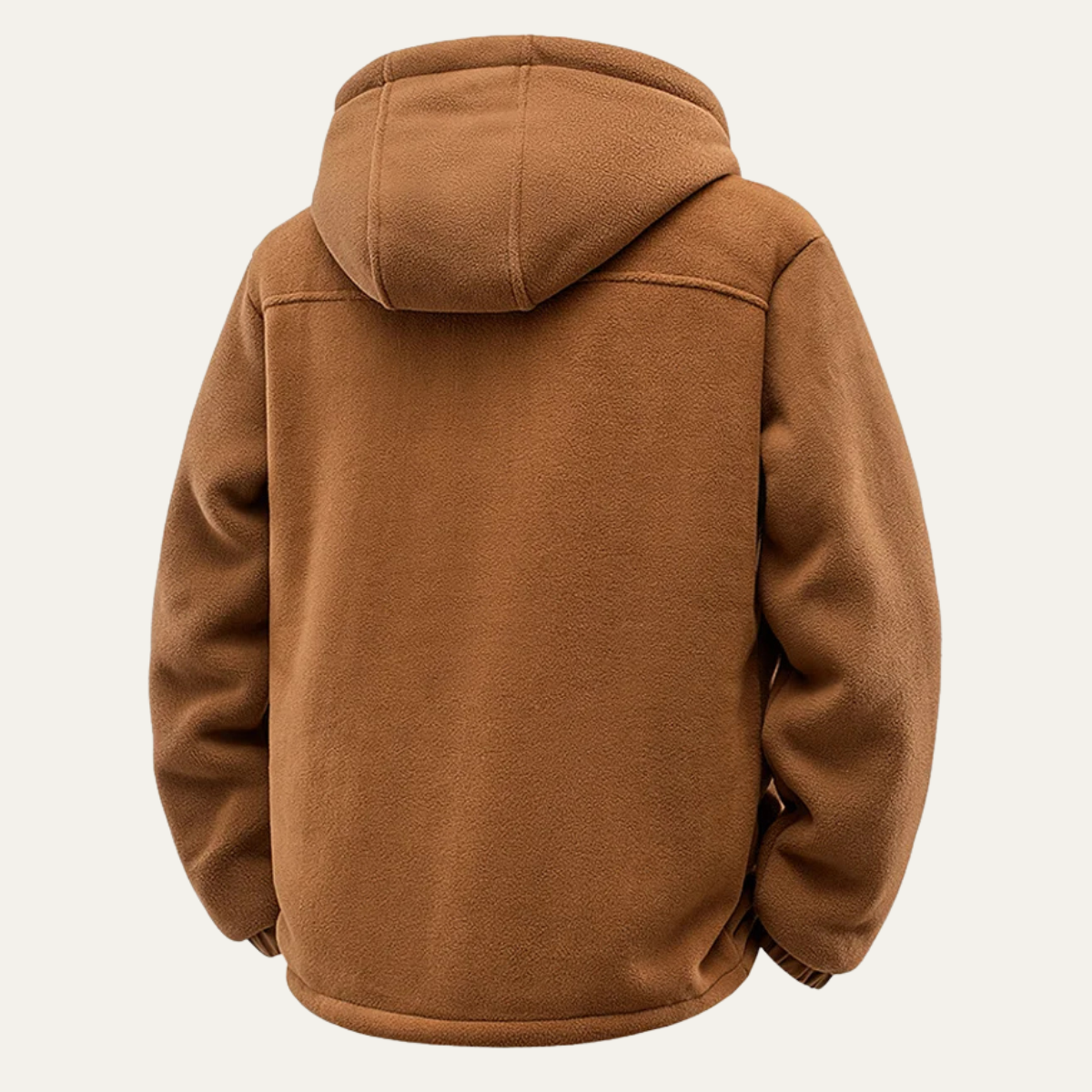The Glenhaven - Herr Vinter Soft Shell Fleece Zip Up Huva Jacka