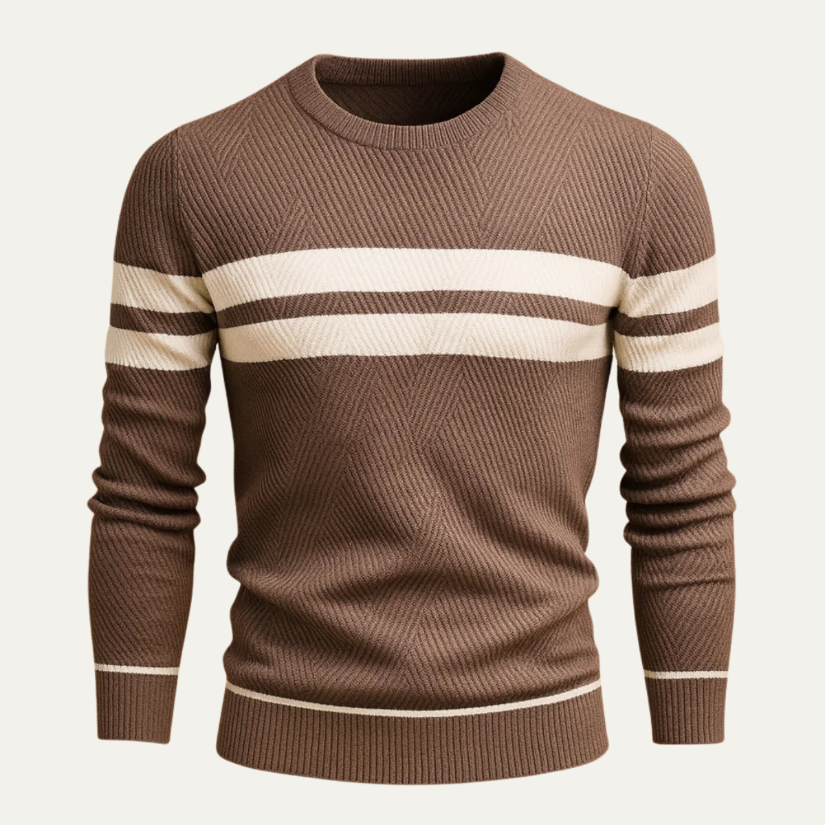 Pullover Cambridge Knit med Elegant Stripes