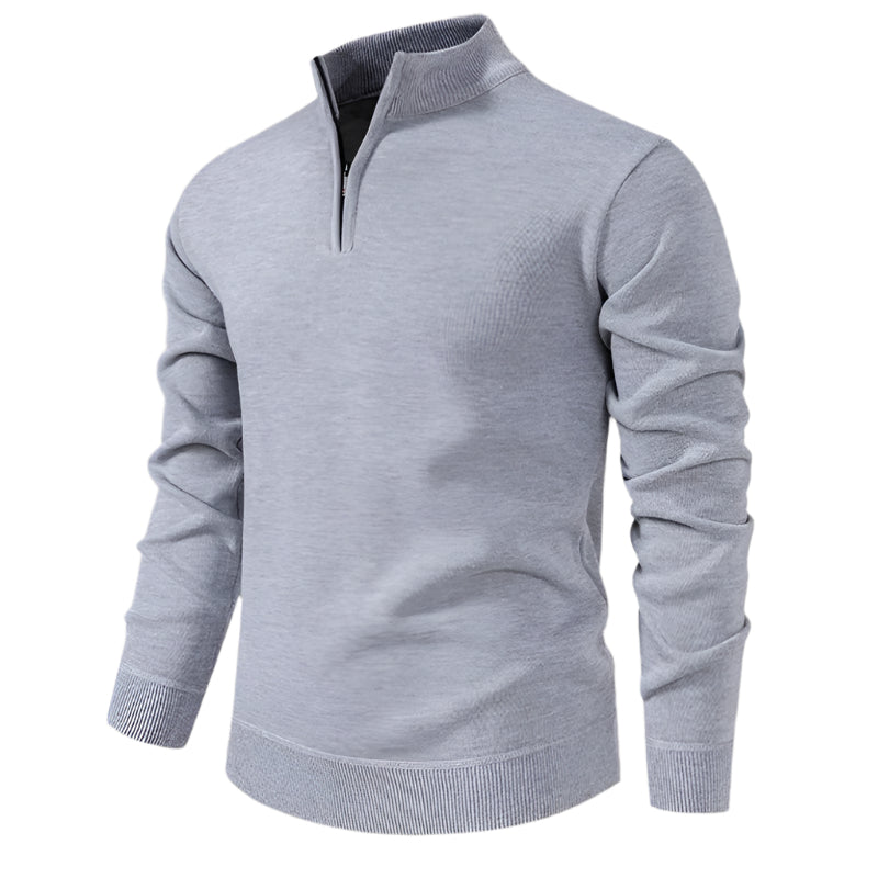 Warwick herrpullover med polokrage – Bekvämlighet och elegans garanterad