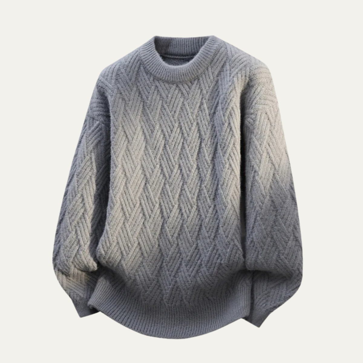 The La Maddalena - Herr Varm Vintersweater med Rund Hals