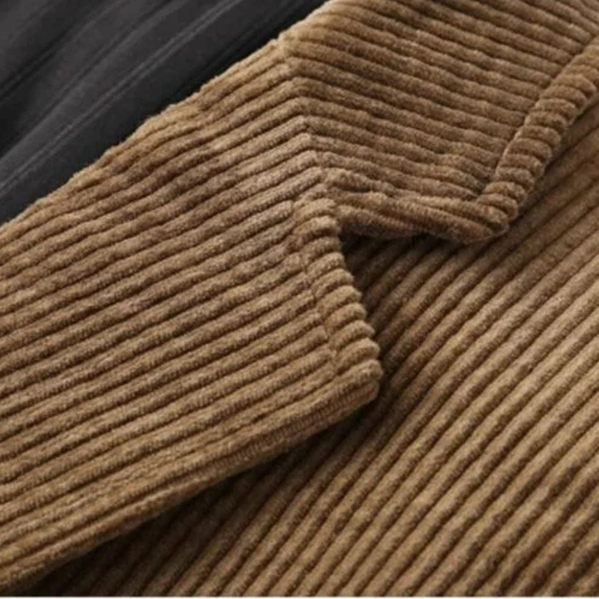 The Lancaster - Herrars Tjocka Flanell Corduroy Affärs Blazer Jacka