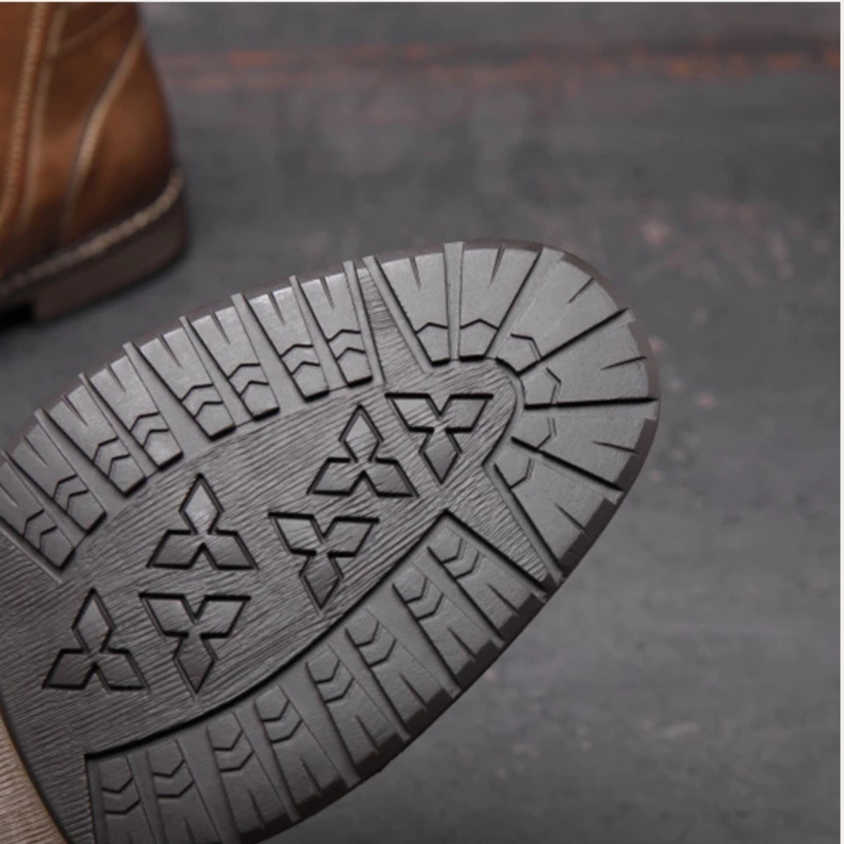 The Brescia - Herr Casual Vintage Läder Ankelstövlar