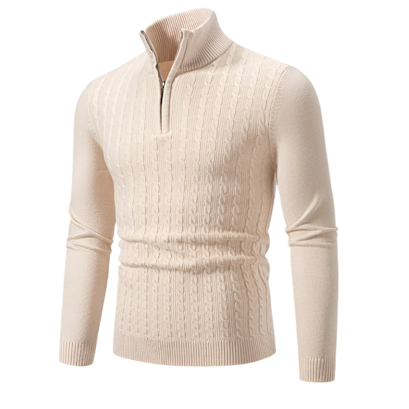 Demi-zip Pull Gstaad för en elegant look och exceptionell komfort
