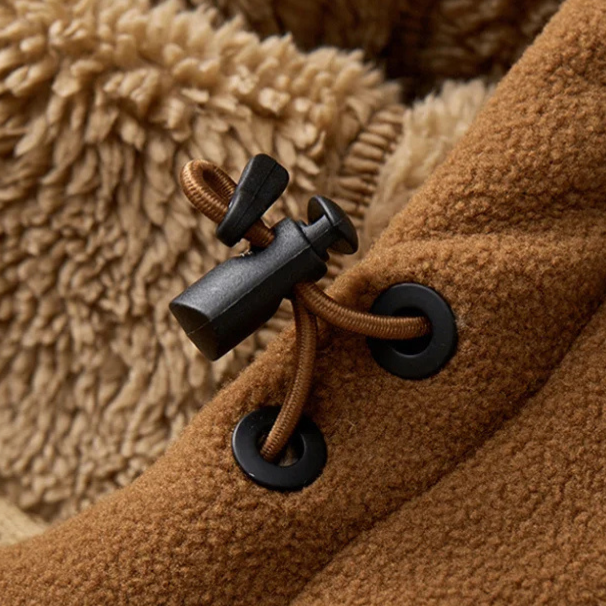 The Glenhaven - Herr Vinter Soft Shell Fleece Zip Up Huva Jacka