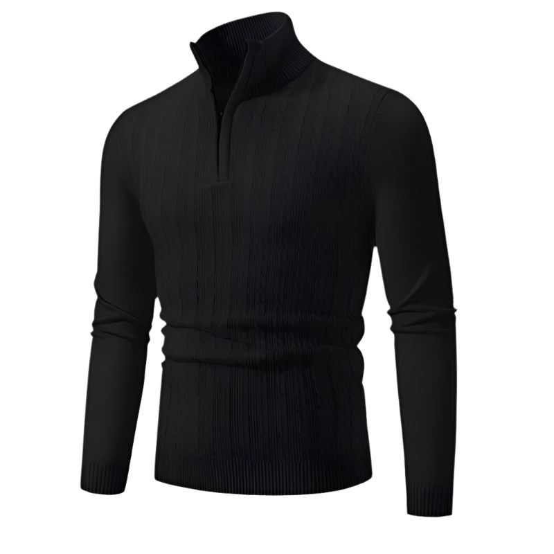 Demi-zip Pull Gstaad för en elegant look och exceptionell komfort