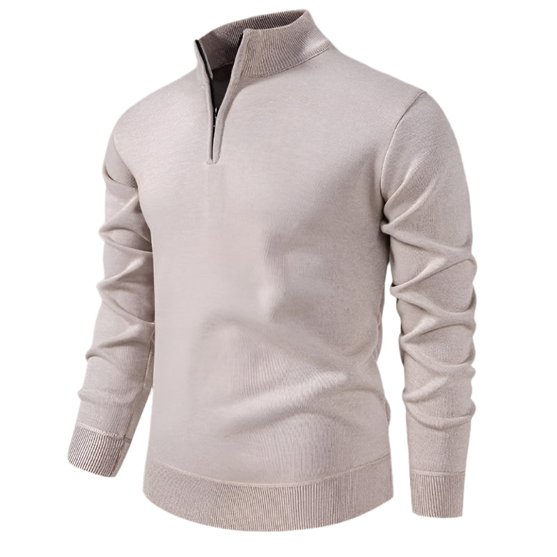 Warwick herrpullover med polokrage – Bekvämlighet och elegans garanterad