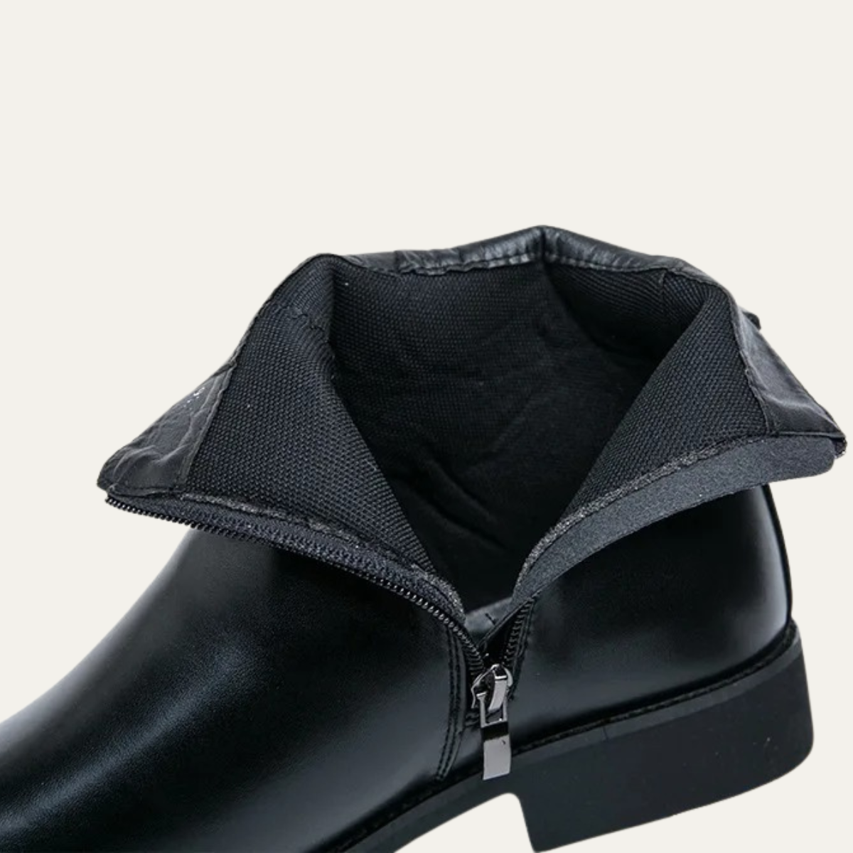 The Franciacorta - Herr skor i Läder med Sidodragkedja och Halkfri Sula