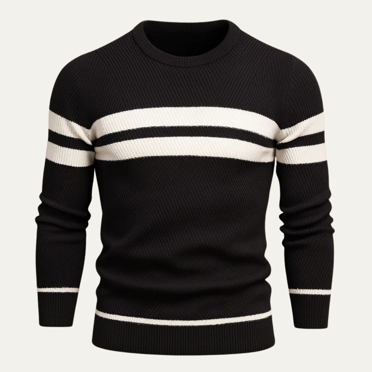Pullover Cambridge Knit med Elegant Stripes