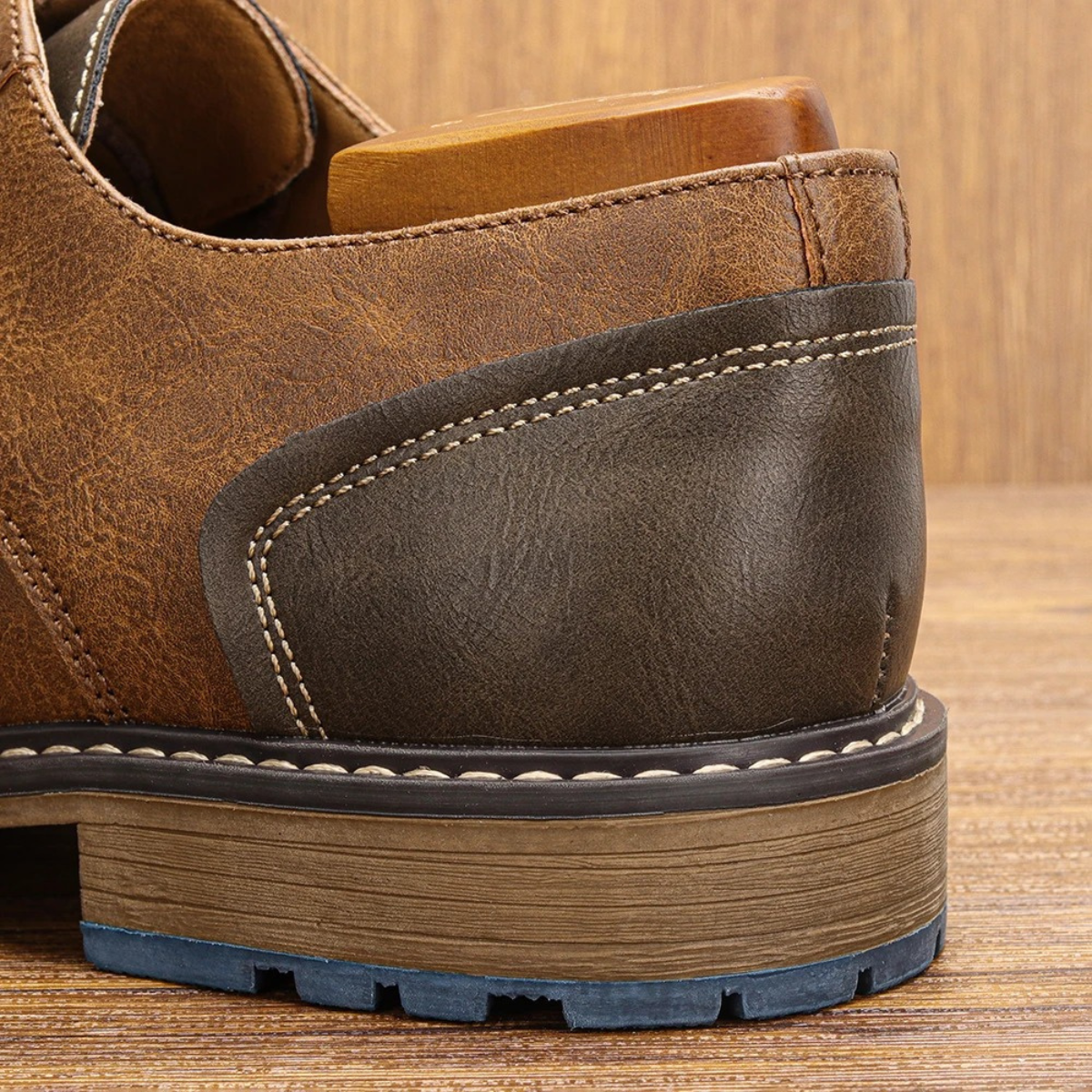 The Monferrato - Herr Retro Snörskor i Läder