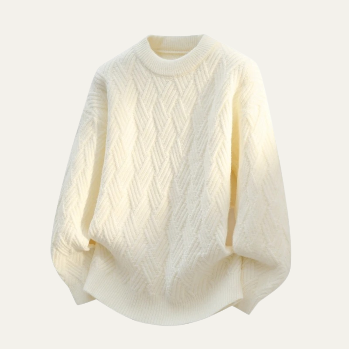The La Maddalena - Herr Varm Vintersweater med Rund Hals