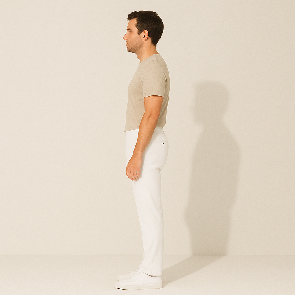 Klassiska Santorini chinos för män - Elegant vitt