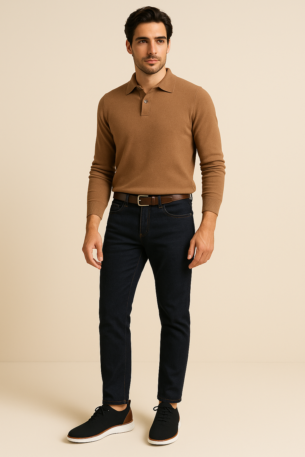 The Hawthorne - Herr Lätta ventilerade stickade sneakers