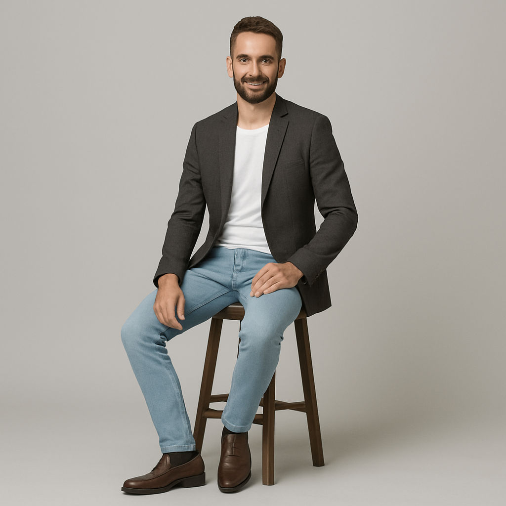 The Penrose - Slip On Läder Loafers för Män