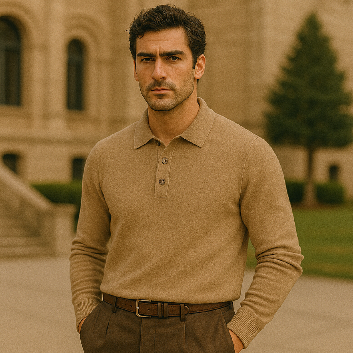 Beaumont Cashmere Polo-Shirt för elegant och bekväm stil