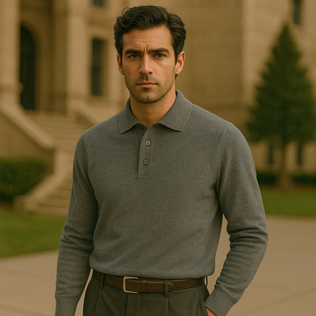 Beaumont Cashmere Polo-Shirt för elegant och bekväm stil
