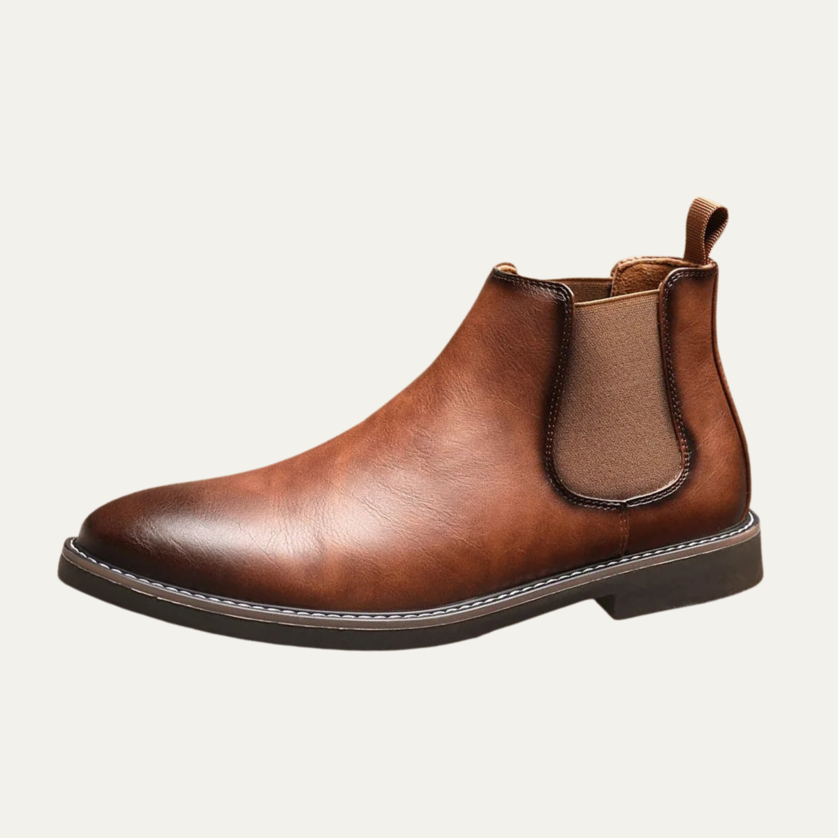 The Fort William - Herrstyliga Bekväma Läder Chelsea Boots
